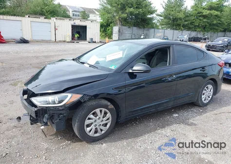 2017 Hyundai Elantra Se из США, поврежденный, VIN KMHD74LF8HU091975